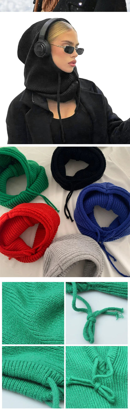 Knitted women's afoule