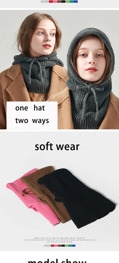 Knitted women's afoule