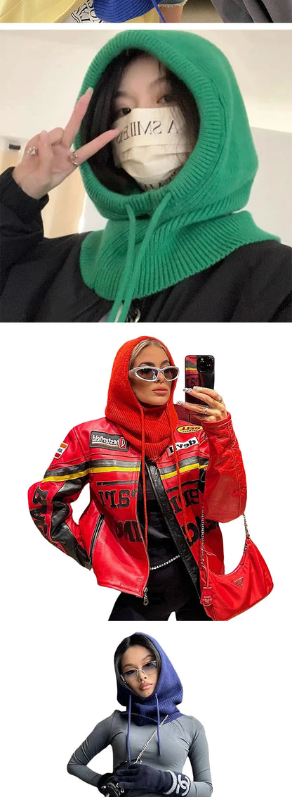 Knitted women's afoule